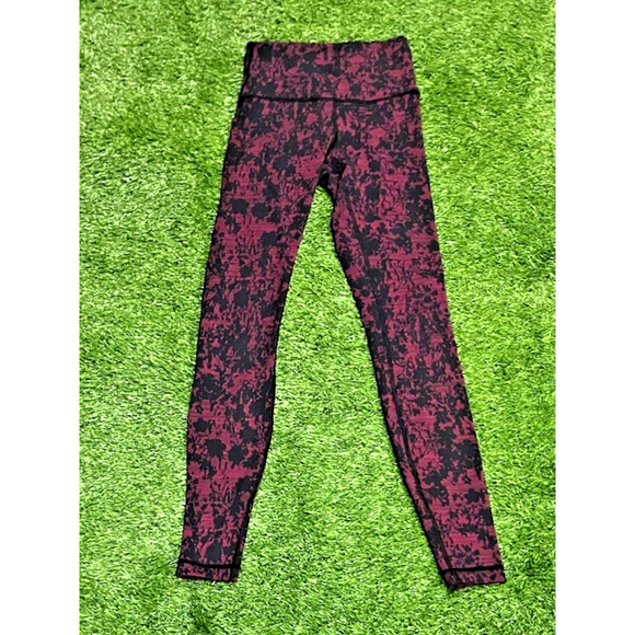 Lululemon Wunder Under Super Hi Rise Tight 28” Scatter Blossom Jacquard 4 W58MXS - Picture 1 of 7